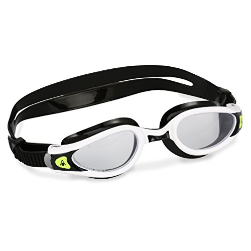 Aqua Sphere Kaiman Exo Gafas de natación, Unisex Adulto, Blanco/Negro, Talla única