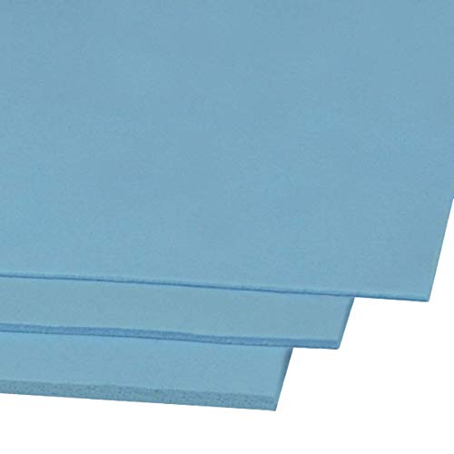 ARCTIC Thermal Pad, Paquete de 1 (50 x 50 x 1,0 mm) - Disipador térmico basado en Silicona con 6,0 W/MK Conductividad térmica y dureza Especialmente Reducida - Azul