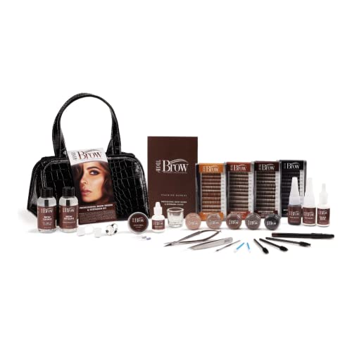 Ardell Kit Profesional de Extensión y Diseño de Cejas | Maletín para Extensión de cejas | 75 Servicios por Kit