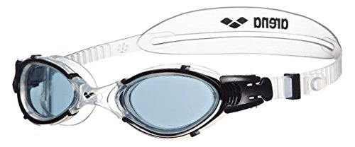 ARENA Nimesis Crystal M Gafas de Natación, Unisex Adulto, Negro/Transparente (Smoke), Universal