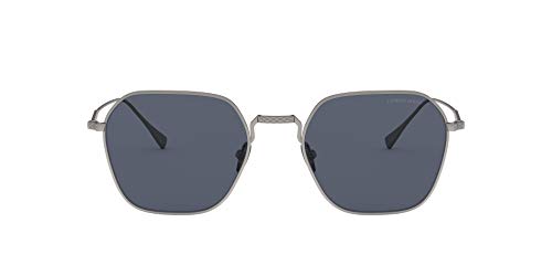 Armani 0AR6104 Gafas, Gris, 53 para Hombre