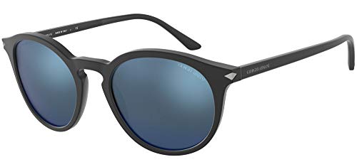 Armani 0AR8122 Gafas, Negro Mate, 52 para Hombre