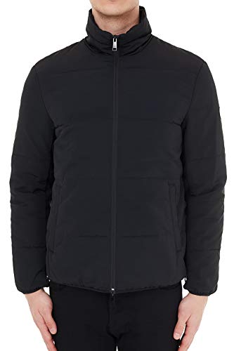 Armani Exchange Trench Chaqueta, Negro, XXL para Hombre