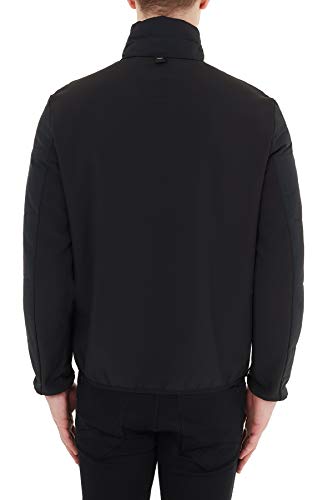 Armani Exchange Trench Chaqueta, Negro, XXL para Hombre