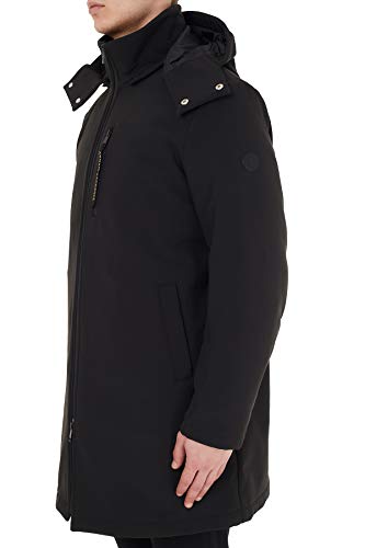 Armani Exchange Trench Chaqueta, Negro, XXL para Hombre