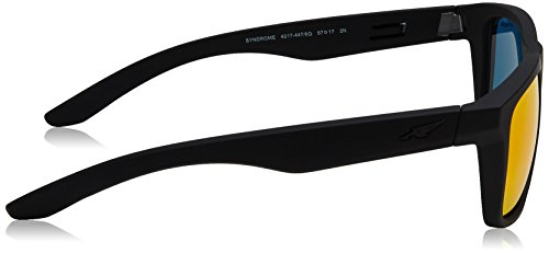 Arnette 0AN4217 447/6Q 57 Gafas de Sol, Negro (Fuzzy Black/REDMIRROR), Unisex-Adulto