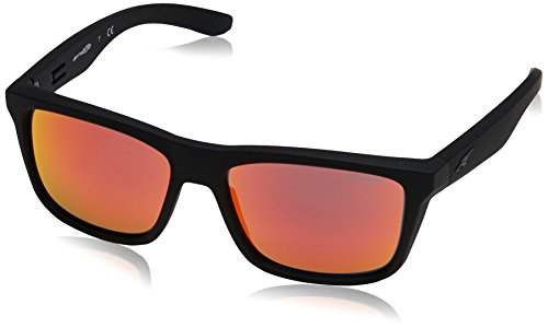 Arnette 0AN4217 447/6Q 57 Gafas de Sol, Negro (Fuzzy Black/REDMIRROR), Unisex-Adulto