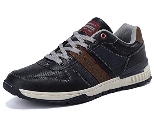 ARRIGO BELLO Zapatillas Hombre Zapatos de Casual Sneakers Vestir Deportivas Confort Jogging Transpirables Sneaker Talla 41-46(Azul, 44)