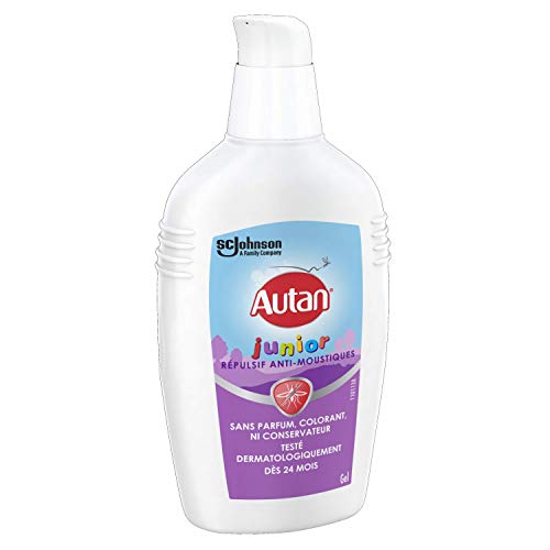 Autan Gel Junior Repelente antimosquitos sin perfume, colorante y conservante