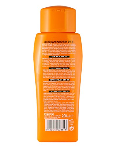 Babaria Leche Solar Aloe Vera SPF20-200 ml