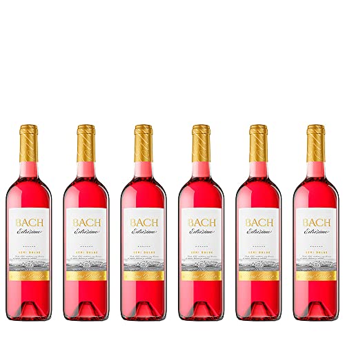 Bach Viña Extrísima - Vino Rosado Semidulce - Pack 6 botellas 75cl