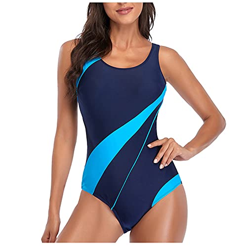 BañAdor Natacion Mujer BañO De Una Ropa Mujer Verano 2022 Ofertas De Dos Trikinis Mujer Bikini BañAdor SeñOra Mayor (Azul, M)