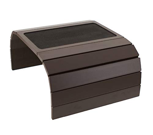 Bandeja de MDF plegable y portátil para sofá o sillón. Mesa para colocar en brazo para sofá. Ideal para bebidas, mando a distancia o teléfonos móviles.