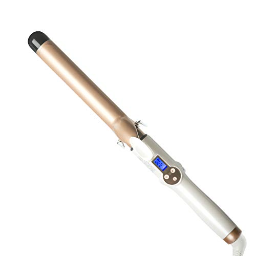 BECCYYLY Curling Ironelectric Professional Ceramic Curling Iron LCD Curling Iron Curling Varita Varita Herramienta de Peinado de Moda