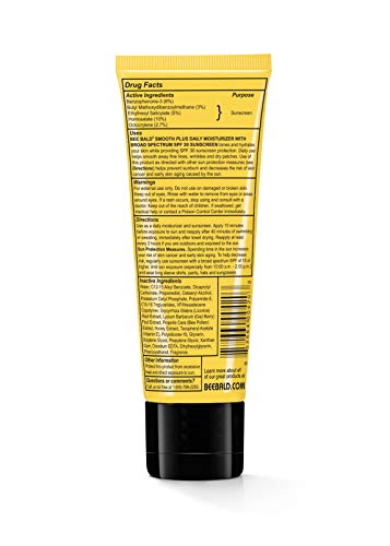 Bee Bald Smooth Plus Daily Moisturizer with SPF 30 Broad Spectrum Sunscreen by Bee Bald