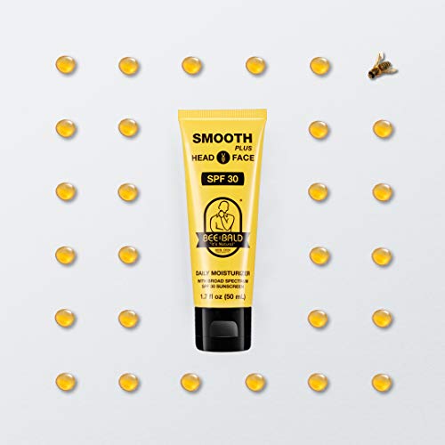 Bee Bald Smooth Plus Daily Moisturizer with SPF 30 Broad Spectrum Sunscreen by Bee Bald