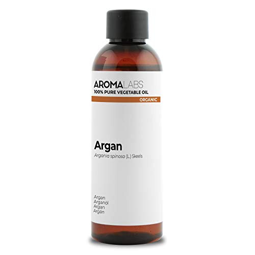 BIO - Aceite vegetale de Argán - 100ml - garantizado 100% puro, natural y prensado en frío - Orgánico certificado por Ecocert - Aroma Labs