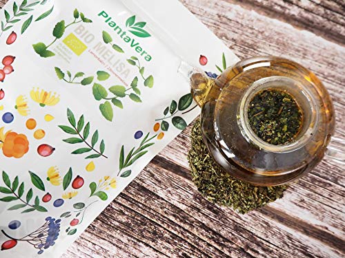 BIO Melisa, Té Herbal de Toronjil Orgánico (Melissae officinalis) Té para dormir 300g