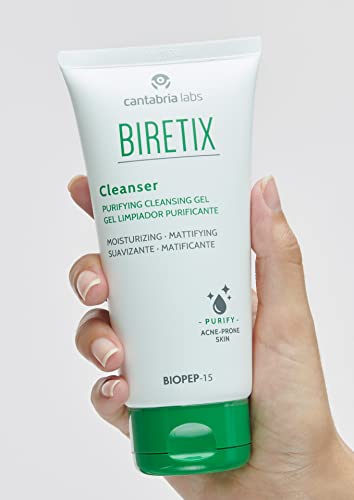 Biretix Cleanser Gel Limpiador Activo Purificante, Negro, 150 Mililitros