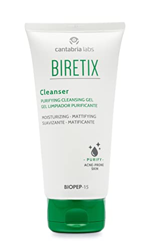 Biretix Cleanser Gel Limpiador Activo Purificante, Negro, 150 Mililitros