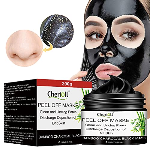 Blackhead Remover Mask, Peel Off Máscara,Mascarilla Exfoliante, Mascarilla negra, Deep Cleansing Mascarilla Exfoliante Limpiadora contra Puntos Negros y Acné para, Mascarillas Hidratantes