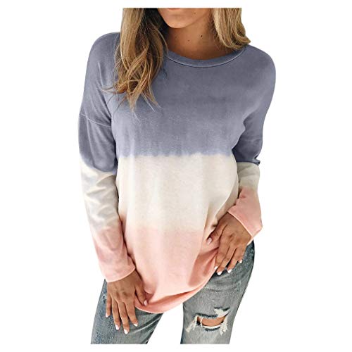 BOLANQ o Irregular Sudadera con Capucha Tumblr Mujer Moda Manga Larga Casual Impresión Cuadros Otoño Invierno Jersey Mujer Primavera Blusa Tops Tumblr Suéter