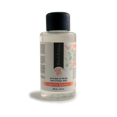 BOLES D'OLOR Recambio Mikado Black Edition 200 ML Jazmin Blanco