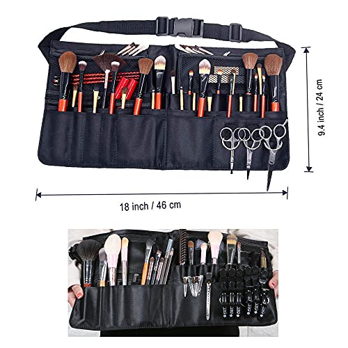 Bolsa para Brochas De Maquillaje, Bolso Organizador De Pinceles De Maquillaje Profesional, Estuche Cosmético De Artista De Maquillaje, para Artistas y Maquillaje para Citas