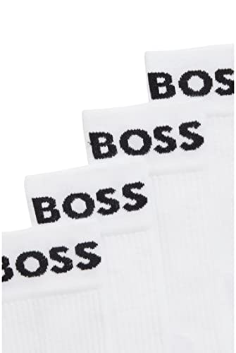 BOSS 2P RS Sport Socks Calcetines, White, 47-50 (Pack de 2) para Hombre