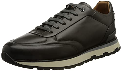 BOSS Arigon_Runn_BU, Zapatillas Hombre, Gris Oscuro, 43 EU