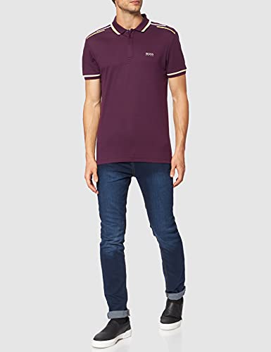 BOSS Paule 2 Camisa de Polo, Medium Purple510, L para Hombre