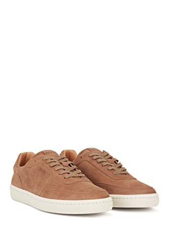 BOSS Ribeira_Tenn_nueu, Zapatillas Hombre, Beige, 43 EU