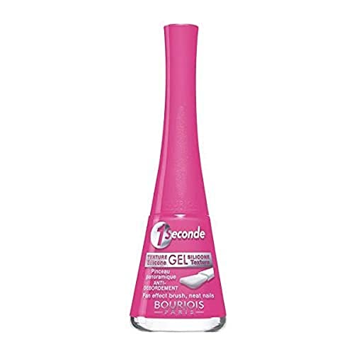 BOURJOIS 1 SECONDE Texture Gel Nail Lacquer 65 AS The Pink (Blister) Unisex Adulto, Negro, Único