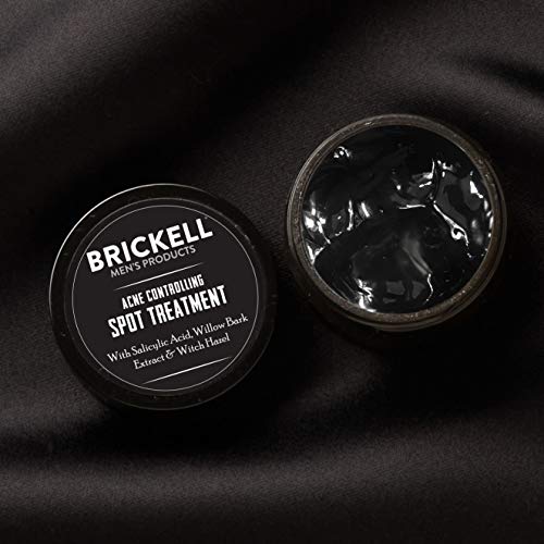 Brickell Men's Products Tratamiento Localizado para el Control del Acné para Hombres, Tratamiento Localizado Natural y Orgánico para Reducir el Acné, 14 ml, sin perfume