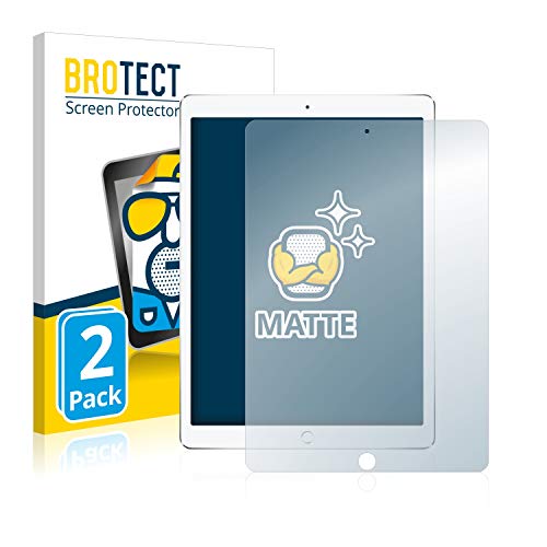 BROTECT Protector Pantalla Anti-Reflejos Compatible con Apple iPad Pro 10.5" 2017 (2 Unidades) Película Mate Anti-Huellas