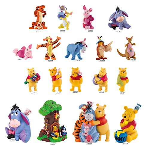 Bullyland 12343 - Figura de Juego, Walt Disney Winnie The Pooh, I Aah, Aprox. 5,5 cm de Altura, Figura Pintada a Mano, sin PVC, para Que los niños jueguen con la imaginación