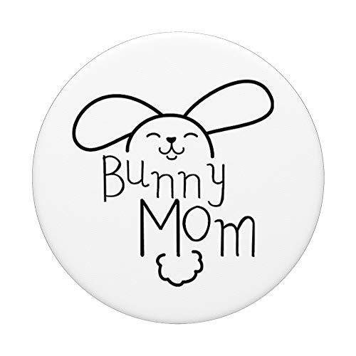 Bunny Mom Conejo madre madre madre Bunnymom regalo PopSockets PopGrip Intercambiable