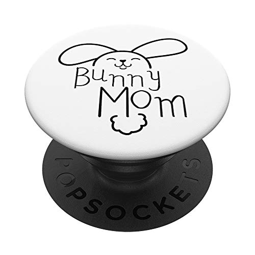 Bunny Mom Conejo madre madre madre Bunnymom regalo PopSockets PopGrip Intercambiable