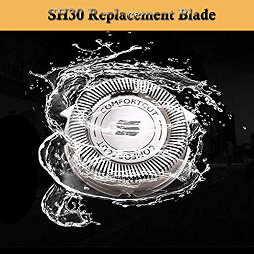 Cabezales de Afeitado Compatible con Phi-lips SH30/52 Norelco Series 1000 2000 3000 Afeitadora Eléctrica, Cuchillas de Afeitar para S5210 S5230 S5310 S5355 S301 S330 S1125 S1175 con Cepillo