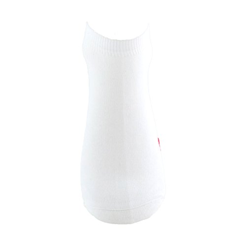 Calcetines DEPORTE (3 pares) SIN COSTURAS tobilleros para hombre o mujer. Mantiene el pie seco. Ideal para tenis, pádel. Puño antipresión. 80% - algodón. (Blanco, eu: 35-40 // uk: 2-6)