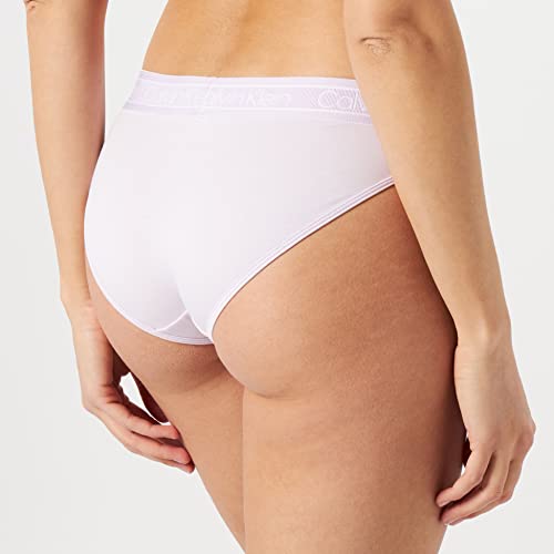 Calvin Klein Bikini Bragas, Rosa (Opal Pink 5zk), 36 (Talla Fabricante:S) (Pack de 2) para Mujer