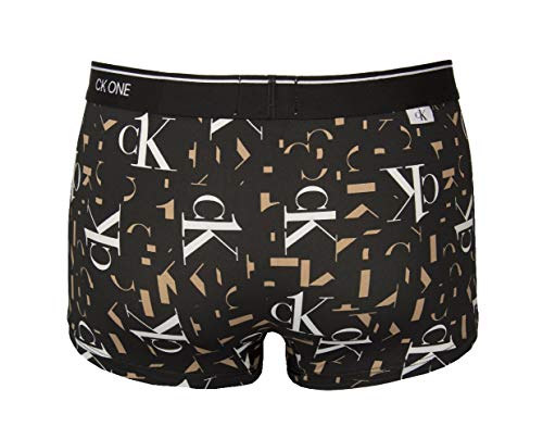 Calvin Klein Boxer Hombre Underwear CK artículo NB2225A Trunk, 927 Intersection Logo Print Black, XS