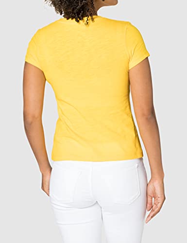 Calvin Klein CK Jeans Spectra Yellow Camiseta, Amarillo, S para Mujer