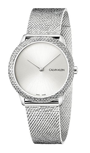 Calvin Klein Reloj Analógico para Mujer de Cuarzo con Correa en Acero Inoxidable 1