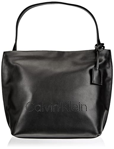 Calvin Klein Set NS Shopper SM para Mujer, CK Black, Medium