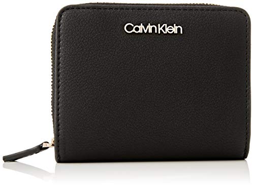 Calvin Klein Wallets, Accesorio Billetera de Viaje para Mujer, CK Schwarz, One Size