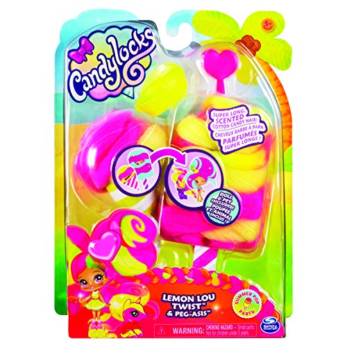 Candylocks Posie Peach - Juego de 2 muñecas coleccionables perfumadas de 75 cm, con Accesorios