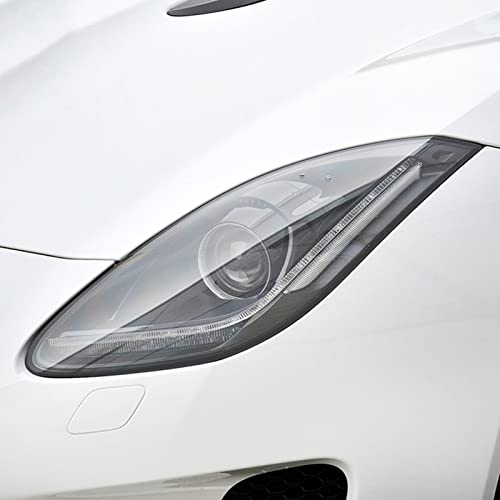 Car Headlight Protective Film Front Light Transparent TPU Sticker,For Jaguar E Pace XE XJ XF F Pace F Type I Pace Accessories