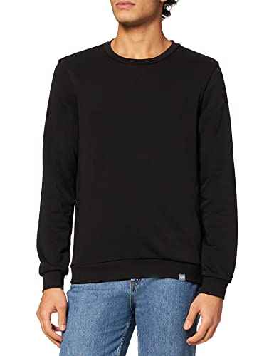 CARE OF by PUMA Sudadera de manga larga con cuello redondo para hombre, Negro (Black), XS, Label: XS