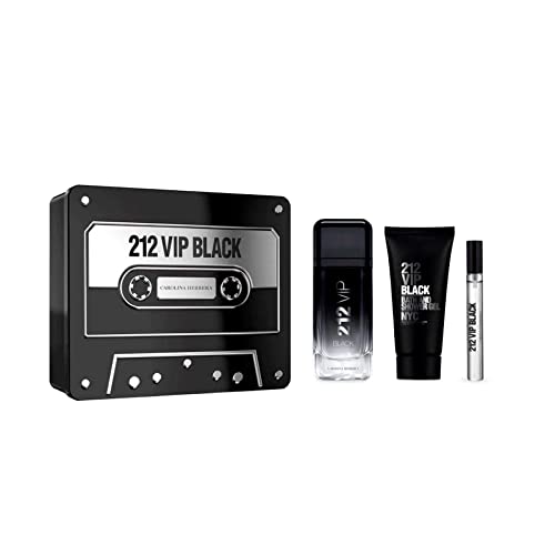 Carolina Herrera 22 Vip Black Lote 3 Pz 300 G, Aloe Vera